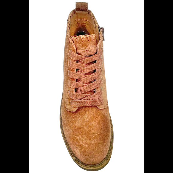 Zodiac Suede Lace-Up Boots Paisley Cognac - Medium - Picture 2 of 3